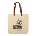 Bolsa Totebag 100% algodón con manilla de cuero / Frases