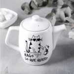 Tetera porcelana 350ml / GATO