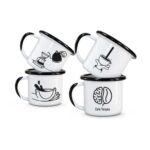 Juego de café enlozado 4p - 110cc / Barista - Imagen 2